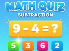 Xogo Math Quiz - Subtraction en liña
