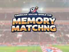 Xogo American Soccer World Cup Memory Matching en liña