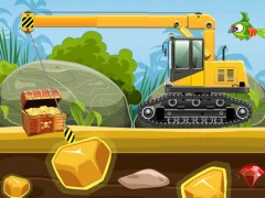 Xogo Gold Truck Crane en liña