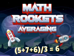 Xogo Math Rockets Averaging en liña