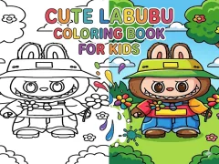 Xogo Cute Labubu Coloring Book for Kids en liña