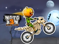 Xogo Moto X3M Spooky Land en liña