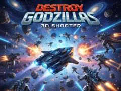 Xogo Destroy Godzillas: 3D Shooter en liña