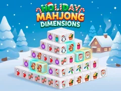 Xogo Holiday Mahjong Dimensions en liña