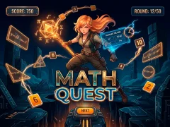 Xogo MathQuest en liña