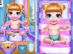 Xogo Princess New Born Twins Baby Care en liña
