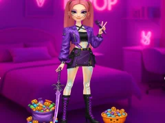 Xogo K-Pop Halloween Dress Up en liña