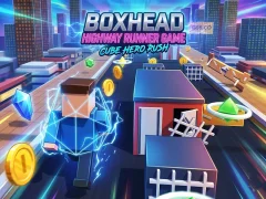 Xogo Boxhead Highway Runner Game en liña
