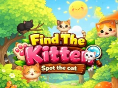 Xogo Find the Kitten Spot the Cat en liña