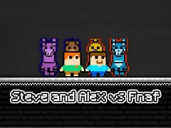 Xogo Steve and Alex vs Fnaf en liña