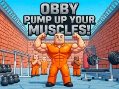 Xogo Obby Pump Up Your Muscles! en liña