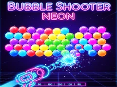 Xogo Bubble Shooter Neon en liña