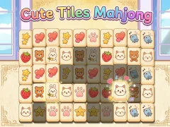 Xogo Cute Tiles Mahjong en liña