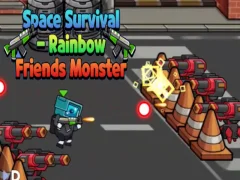 Xogo Space Survival - Rainbow Friends Monster en liña