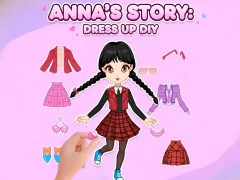 Xogo Anna's Story: Dress Up DIY en liña