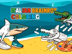 Xogo Italian Brainrot Coloring en liña