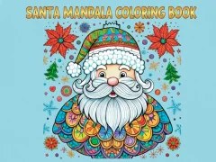 Xogo Santa Mandala Coloring Pages en liña