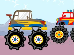 Xogo Fun Monster Trucks Jigsaw en liña