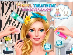 Xogo Pimple Treatment Makeover Salon en liña