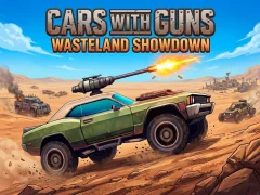 Xogo Cars with Guns: Wasteland Showdown en liña
