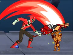 Xogo Power Rangers Space war en liña