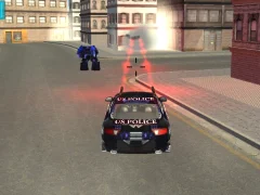 Xogo US Police Robot Transform: Robot  fighting games en liña