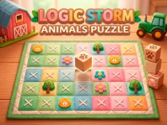 Xogo Logic Storm: Animals Puzzle en liña