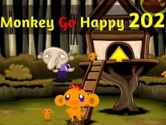Xogo Monkey Go Happy Stage 202 en liña