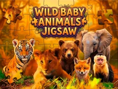 Xogo Wild Baby Animals Jigsaw en liña