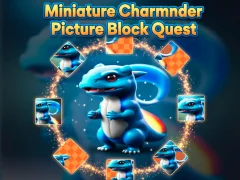 Xogo Miniature Charmander Picture Block Quest en liña
