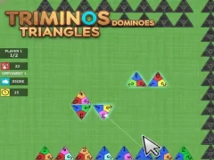Xogo Triminos Dominoes Triangles en liña