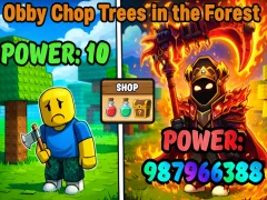 Xogo Obby Chop Trees in the Forest en liña