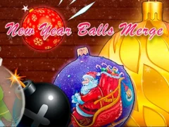 Xogo New Year Balls Merge en liña