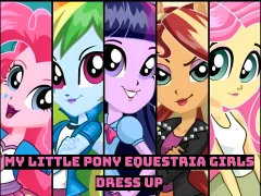Xogo My Little Pony Equestria Girls dress up en liña