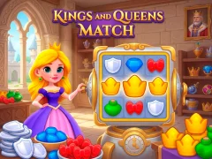 Xogo Kings and Queens Match en liña