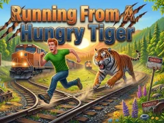 Xogo Running From A Hungry Tiger en liña