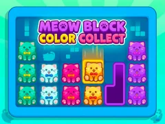 Xogo Meow Block: Color Collect en liña