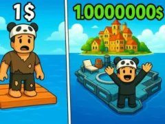 Xogo Roblox: Raft Tycoon en liña