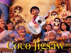 Xogo Coco Jigsaw en liña