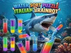 Xogo Water Sort Puzzle Italian Brainrot en liña