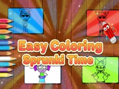 Xogo Easy Coloring Sprunki Time en liña