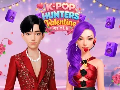 Xogo K-Pop Hunters Valentine Style en liña