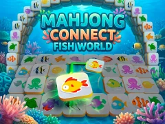 Xogo Mahjong Connect Fish World en liña