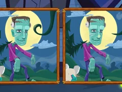 Xogo Halloween Find the Differences en liña