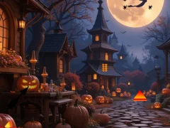 Xogo Halloween Spider Web Treasure Escape en liña