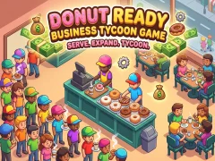 Xogo Donut Ready Business Tycoon Game en liña