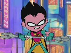 Xogo Teen Titans Go! Hidden Numbers en liña