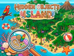 Xogo Hidden Objects Island en liña