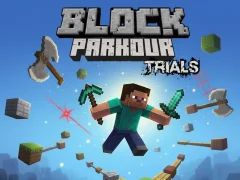 Xogo Block Parkour Trials en liña
