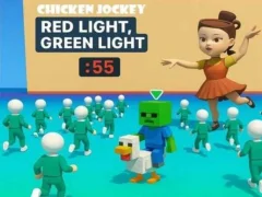 Xogo Chicken Jockey: Red Light Green Light en liña